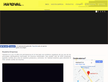 Tablet Screenshot of hardval.com.ar